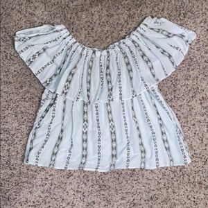 Off the shoulder shirt